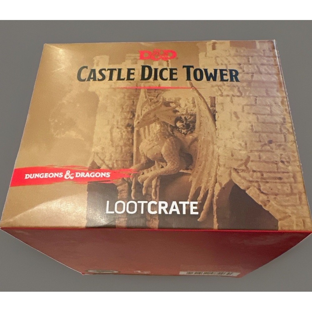 Loot Crate Dungeons & Dragons Castle Dice Tower 2019 Age 17+ Sealed